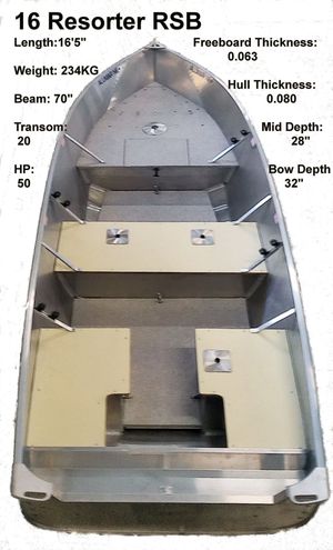 2026 Alumarine 16' Resorter RSB