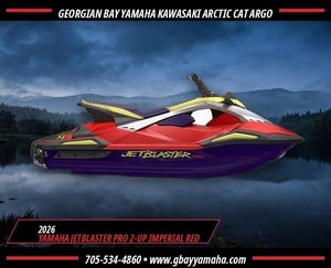 2026 Yamaha JetBlaster PRO 2-UP Imperial Red/Nightshade