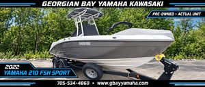 2021 Yamaha 2022  210 FSH SPORT | Only 37hrs! | Trailer Includ