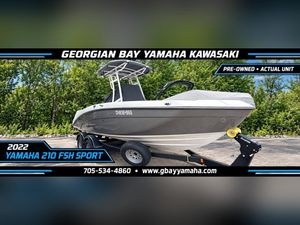 2022 Yamaha 210 FSH SPORT | Only 37hrs! | Trailer Included