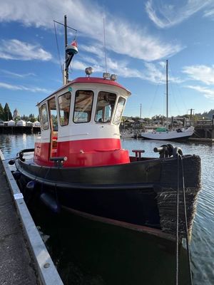1987 1987 32' x 12' Steel Tug Extensive Refit, Lugger Diesel