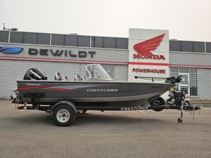 2015 Crestliner 1750 Fish Hawk Walk-through WITH 115 HP EVINRUDE- 