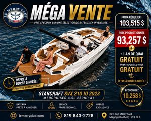 2023 Starcraft SVX 210 IO