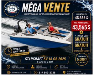 2025 Starcraft SV 16 OB
