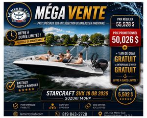 2026 Starcraft SVX 18 OB