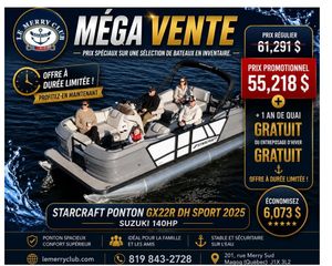 2025 Starcraft GX22R DH Sport