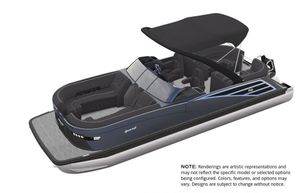 2027 Bennington RX Sport Quad Bench 27 RXFBWAT2