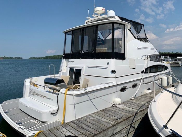 Carver 444 Cockpit Motor Yacht 2003 Used Boat For Sale In Gananoque Ontario Boatdealers Ca