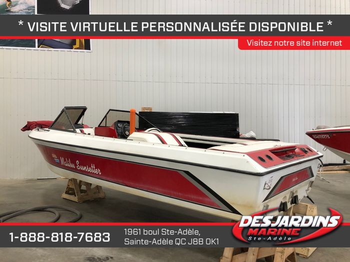 Malibu Sunsetter 21 1989 Used Boat For Sale In Ste Adele Quebec Boatdealers Ca