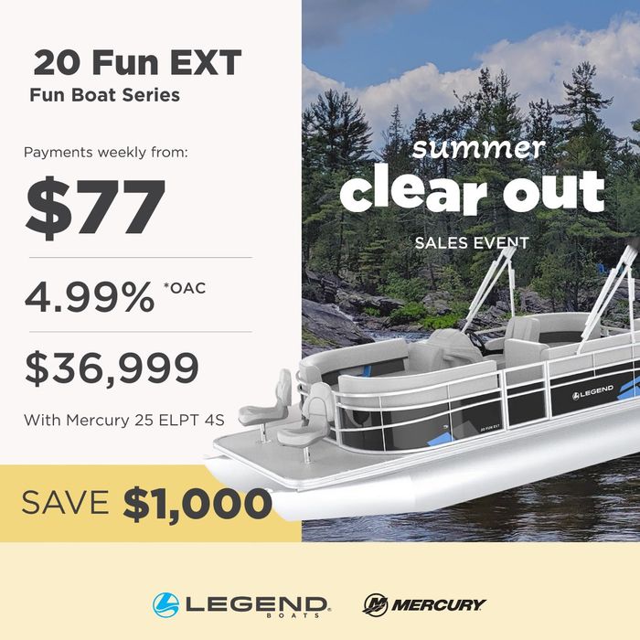 Legend 20 Fun EXT 2023 New Boat for Sale in Gores Landing, Ontario