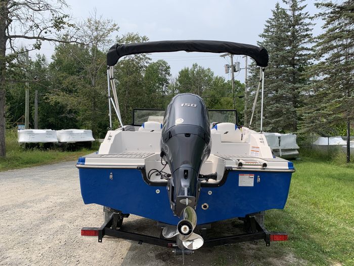 2025 Starcraft SVX 190 Full Windshield Deck Boat Blue Suzuki DF15 Photo 7 sur 30