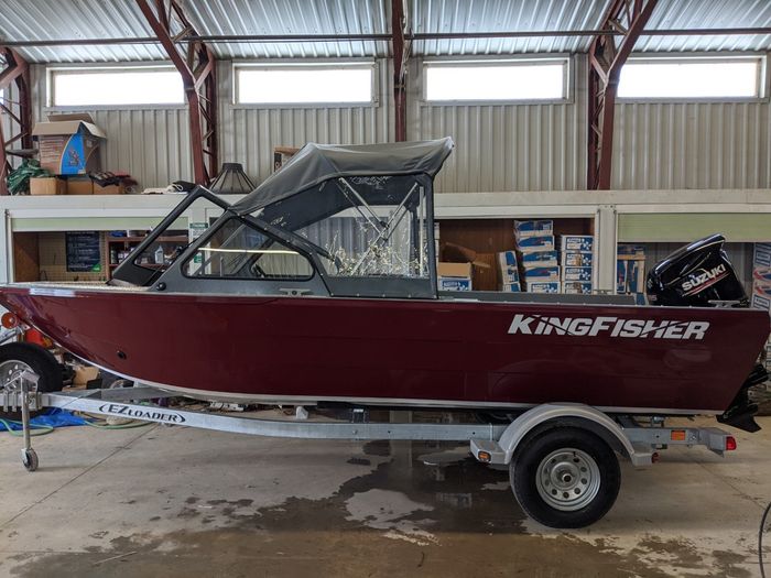 KingFisher Falcon 1825 Candy Red Spring Delivery 2024 New Boat for Sale