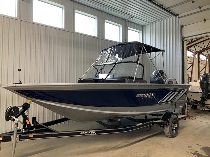 2023 Smoker Craft Ultima 182 Silver/Blue Yamaha F150 Photo 1 sur 30