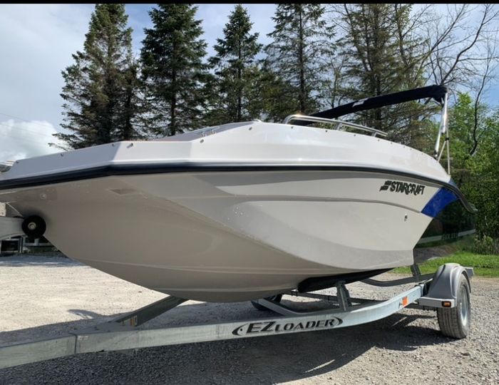 2025 Starcraft SVX 171 Deck Boat Blueberry Suzuki DF115 Four Stro Photo 18 of 18