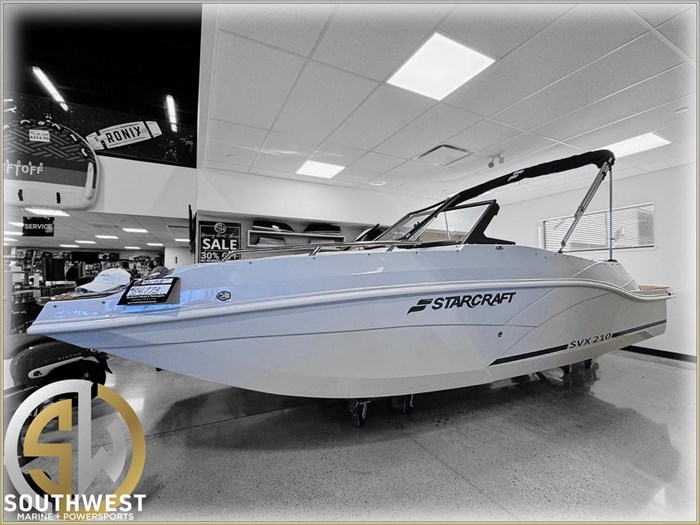 2024 Starcraft SVX 210 IO + $2000 Watersports Package Included!! Photo 1 sur 38