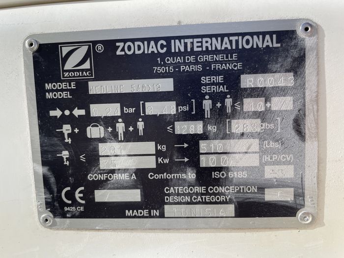 2012 Zodiac Medline 540 Photo 22 of 22
