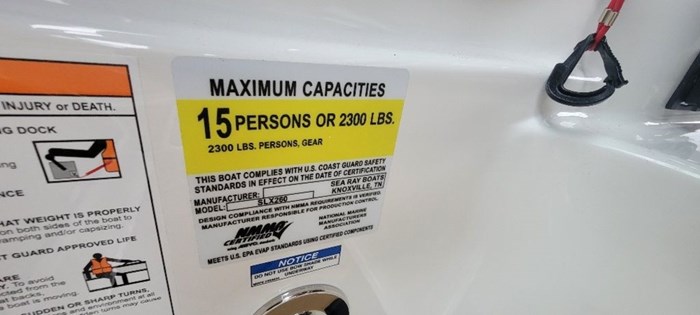 2025 Sea Ray 260 SLX Photo 8 sur 33
