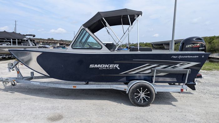 2026 Smoker Craft Pro Sportsman 1872 DC Blue Yamaha VF115 Photo 1 sur 33