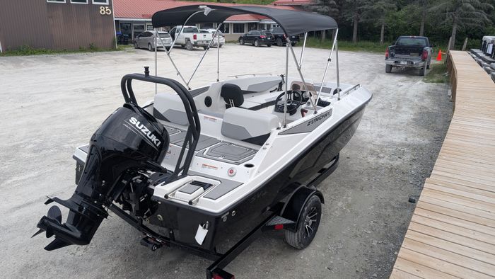 2025 Starcraft SV 16 Side Console Deck Boat Black Suzuki DF75 Fou Photo 6 sur 23