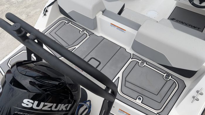 2025 Starcraft SV 16 Side Console Deck Boat Black Suzuki DF75 Fou Photo 11 sur 23