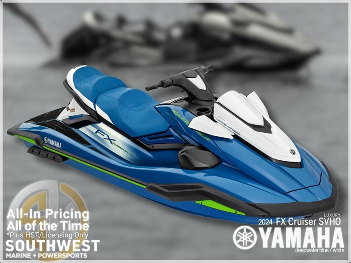 2024 Yamaha FX Cruiser SVHO W/Audio + $500 Watersports Pkg Inc Photo 1 sur 19