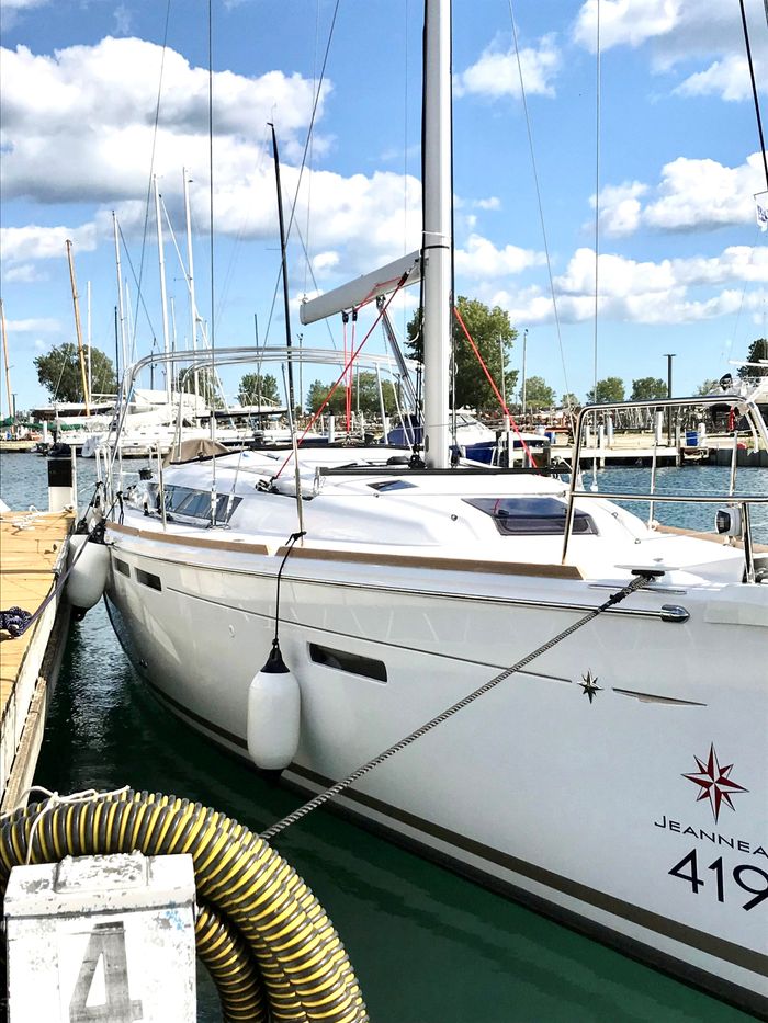 2018 Jeanneau Sun odyssey 419 Photo 4 sur 16