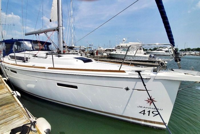 2018 Jeanneau Sun odyssey 419 Photo 5 sur 16