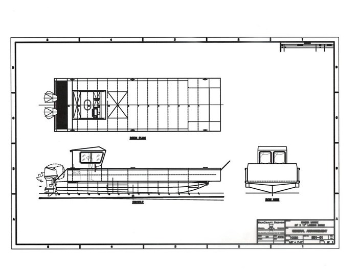 2010 30' x 11' Kanter Transporter Aluminum Landing Craft Photo 35 sur 35