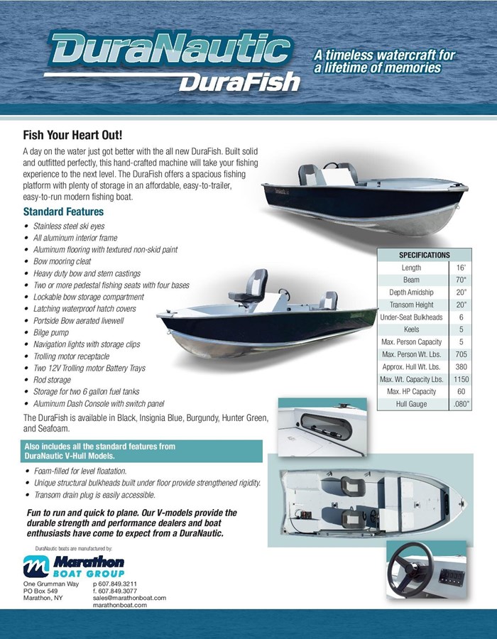 2024 Marathon Boat Group DuraFish Photo 1 sur 1