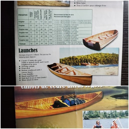 2001 Custom Made by the ROBI Family in QUebec 18- Foot Cedar Strip Boat Photo 2 of 2