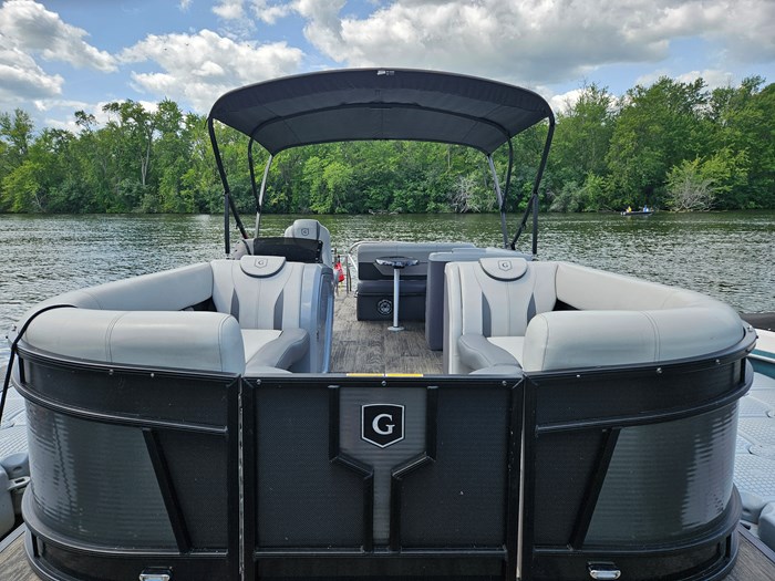 2023 Godfrey Pontoons Monaco split bench midnight package Photo 2 of 15
