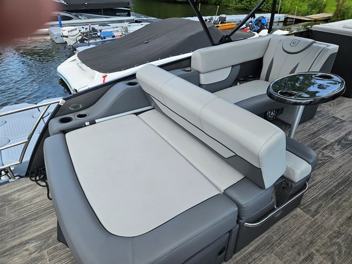 2023 Godfrey Pontoons Monaco split bench midnight package Photo 6 of 15