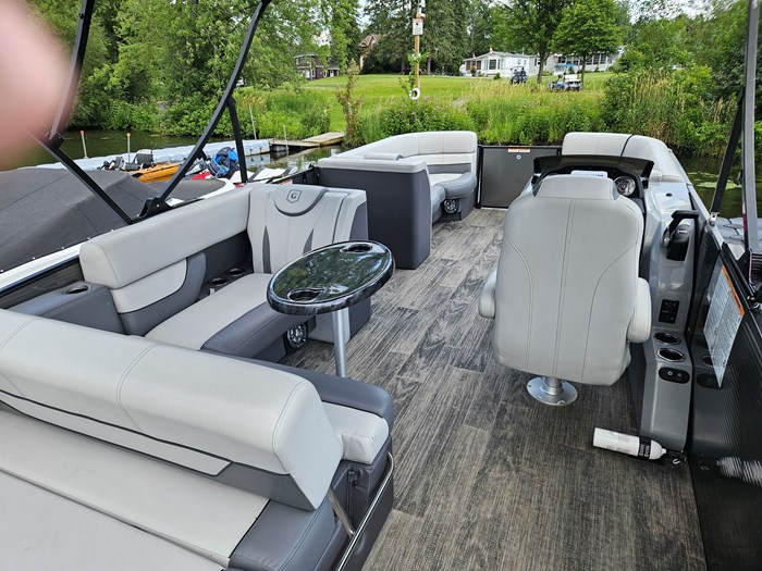 2023 Godfrey Pontoons Monaco split bench midnight package Photo 7 of 15