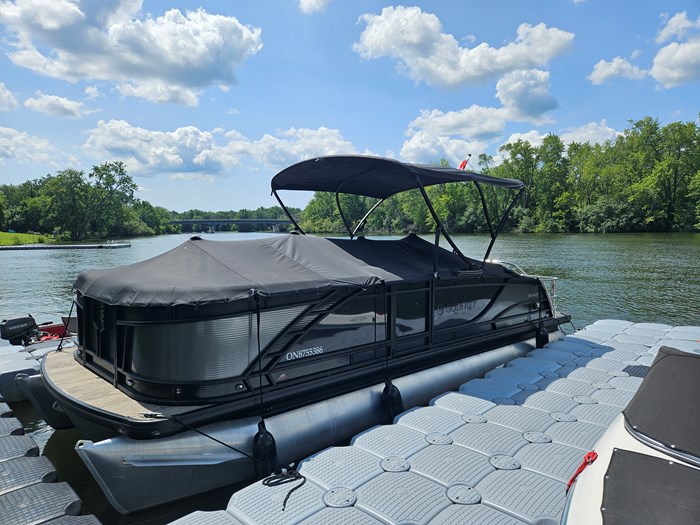 2023 Godfrey Pontoons Monaco split bench midnight package Photo 15 of 15