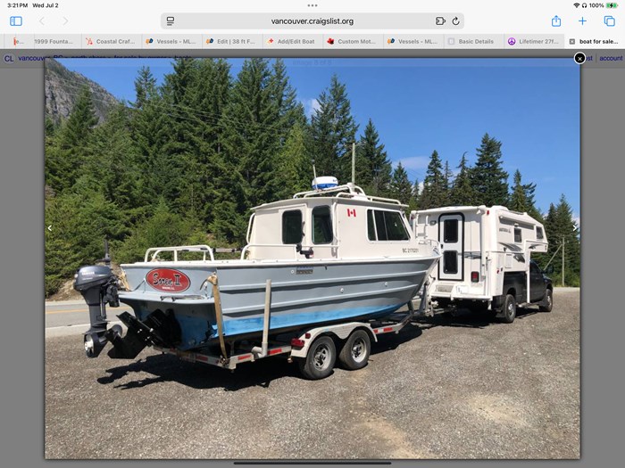 2009 Custom Weld Sportfisher Cabin Cruiser 23 Photo 5 sur 9