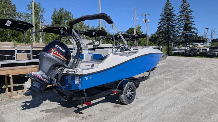 2026 Starcraft SV 16 Side Console Deck Boat Blue Yamaha VF90 VMax Photo 2 sur 29