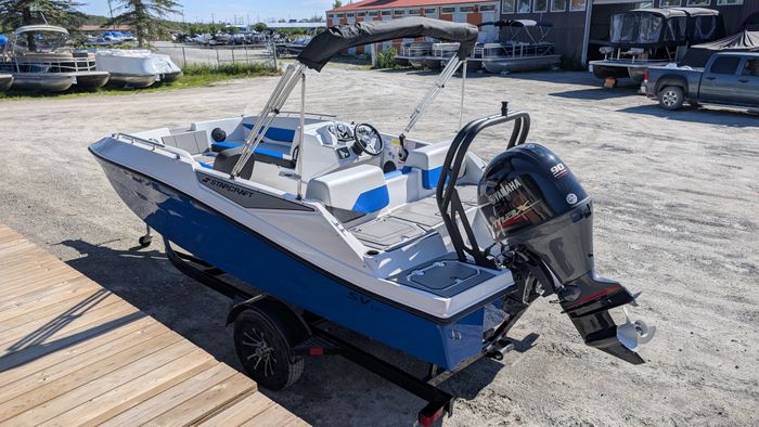 2026 Starcraft SV 16 Side Console Deck Boat Blue Yamaha VF90 VMax Photo 8 sur 29