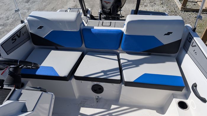 2026 Starcraft SV 16 Side Console Deck Boat Blue Yamaha VF90 VMax Photo 15 sur 29