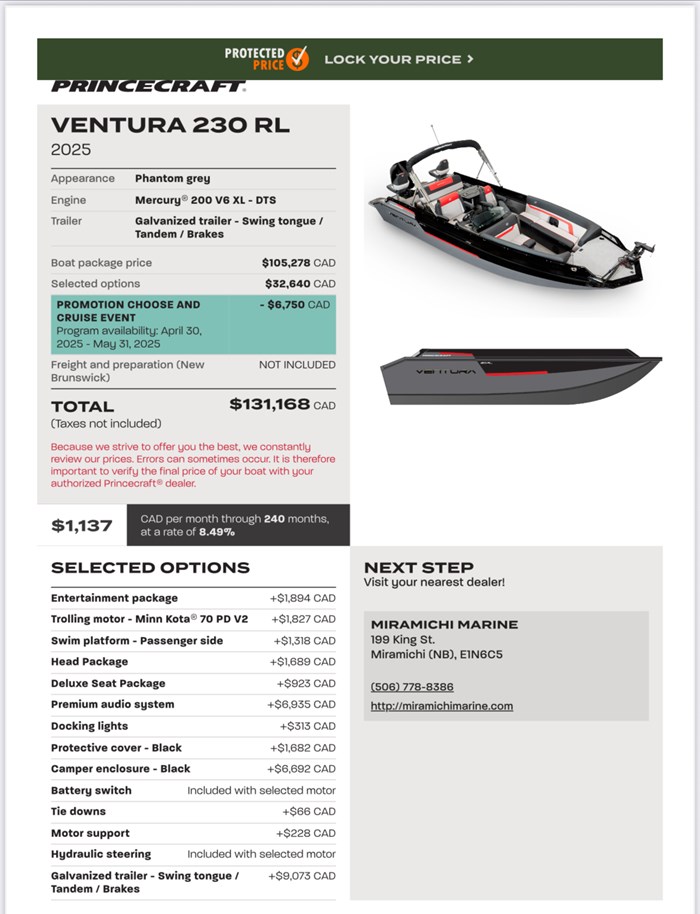 2023 Princecraft Ventura 23RL Photo 4 of 8