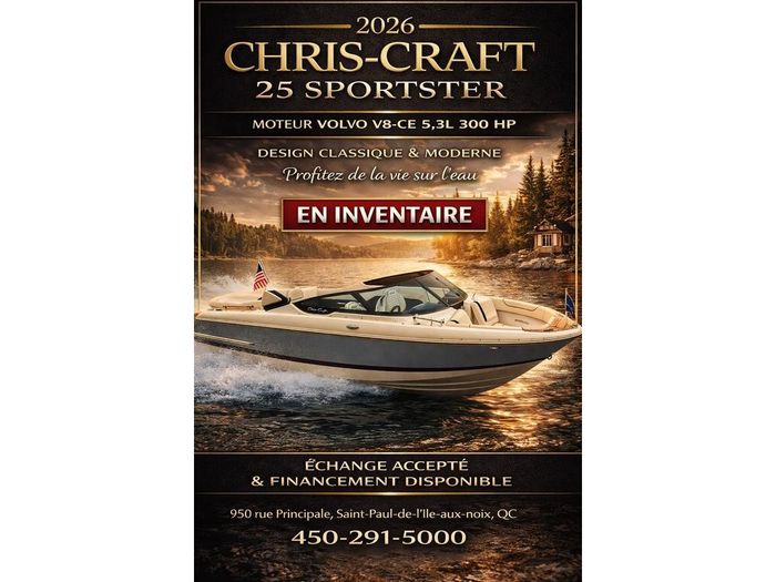 2026 Chris-Craft 25 SPORTSTER Photo 13 of 13