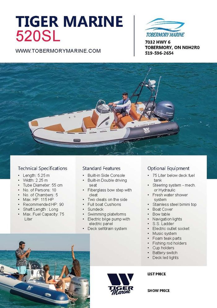 2025 Tiger Marine 520 Photo 4 of 4