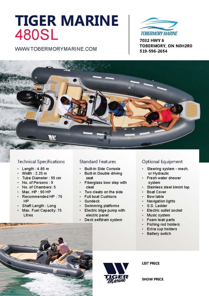 2025 Tiger Marine 480 Photo 3 of 3