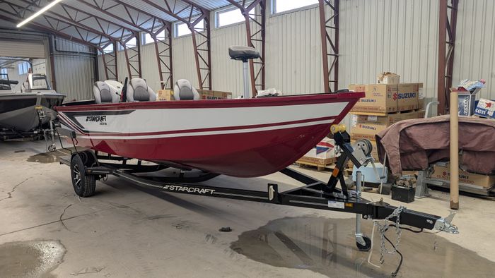 2026 Starcraft Delta 188 Tiller Red Suzuki DF90 Four Stroke Photo 2 of 27
