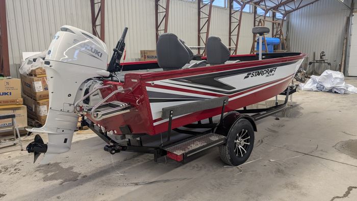 2026 Starcraft Delta 188 Tiller Red Suzuki DF90 Four Stroke Photo 7 of 27