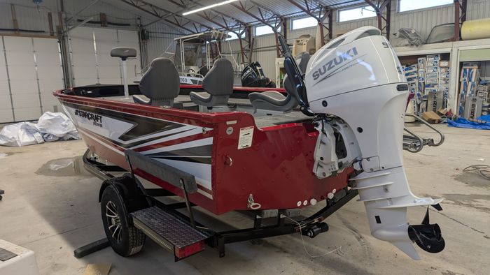 2026 Starcraft Delta 188 Tiller Red Suzuki DF90 Four Stroke Photo 5 of 27
