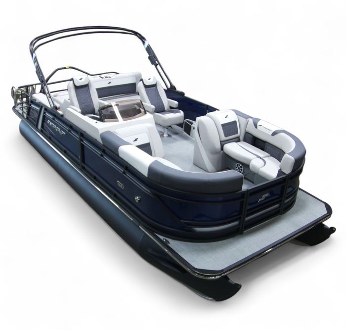 2026 Starcraft SLS 3 Q DH Tritoon Blue Suzuki DF200 Four Stroke Photo 2 of 15