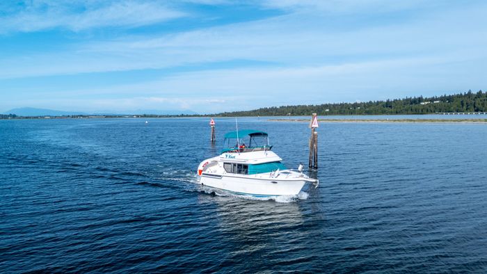 1994 Carver 320 Voyager Photo 2 sur 29