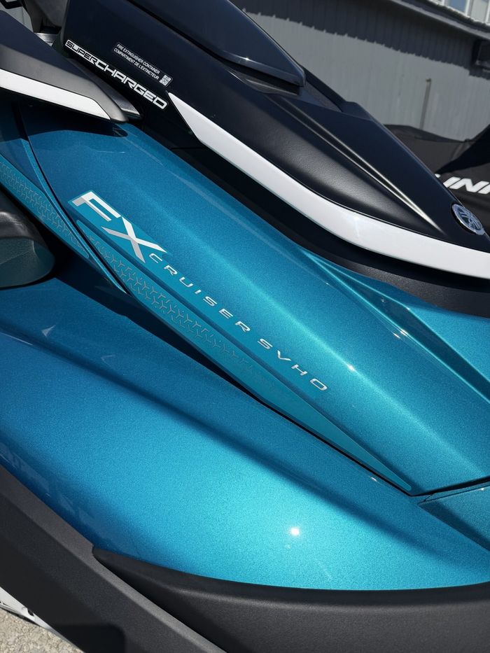 2026 Yamaha FX Cruiser SVHO Lagoon Blue Photo 3 of 12