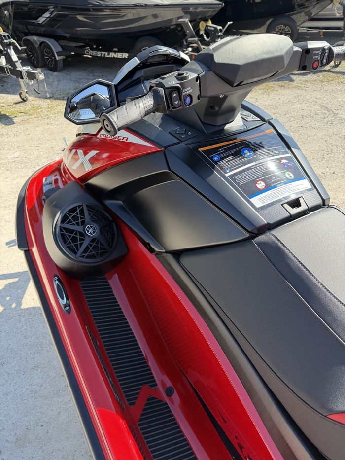 2026 Yamaha VX Cruiser W/AUDIO Torch Red/Pearl Photo 4 of 6