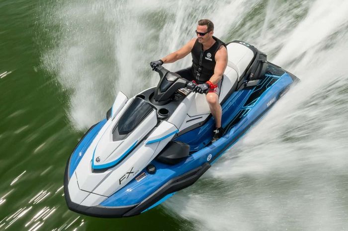 2026 Yamaha FX HO Deepwater Blue Photo 6 sur 7